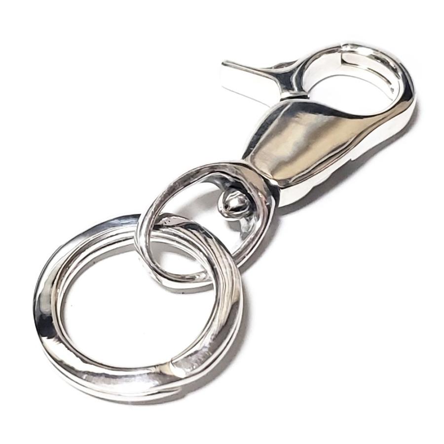 シルバー925 / キーリング シンプルスタイル 50mm レバーナスカン