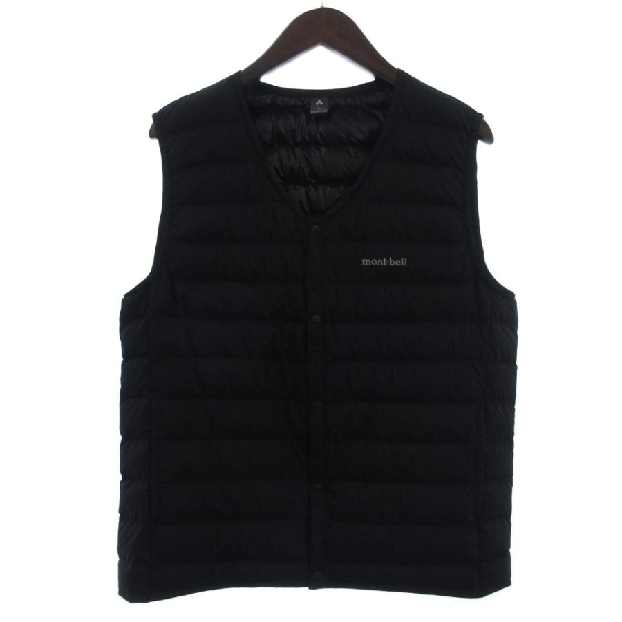 モンベル Montbell 美品 スペリオダウン ダウンベスト Vネック