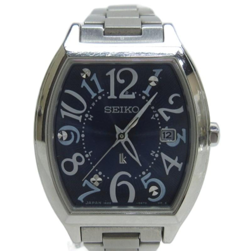 セイコー SEIKO LUKIA ルキア 腕時計 ソーラー 1B22-0BC0 レディース