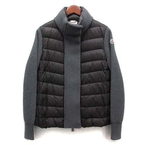 MONCLER（モンクレール） ニット 切替 ダウン ジャケット カーディガン