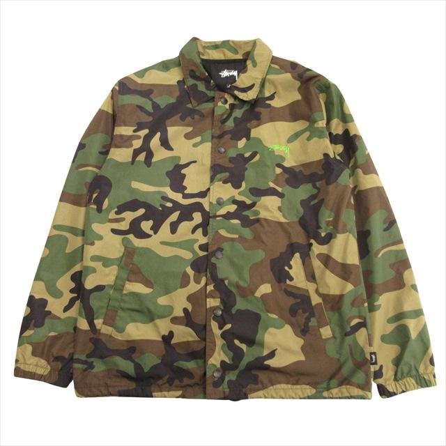 STUSSY（ステューシー） カモフラ クルーズ コーチ ジャケット CAMO