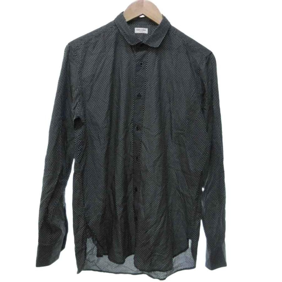 サンローラン パリ SAINT LAURENT PARIS ドレスシャツ ワイシャツ 長袖