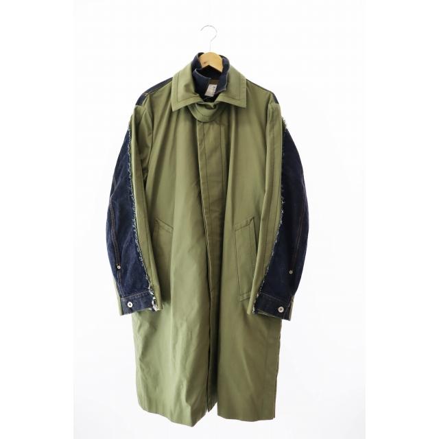 サカイ sacai 20AW Oxford Coat x Denim Jacket オックスフォード