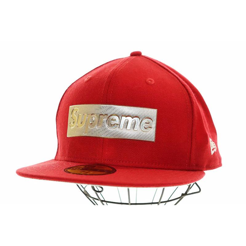 Supreme（シュプリーム） × NEW ERA 16SS METALLIC BOX LOGO RED