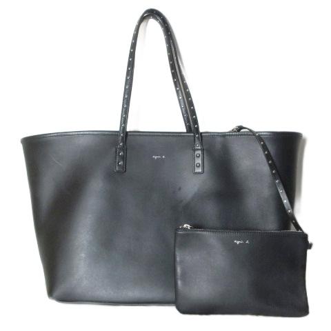 アニエスベー ボヤージュ Agnes b. VOYAGE レザートートバッグ ポーチ