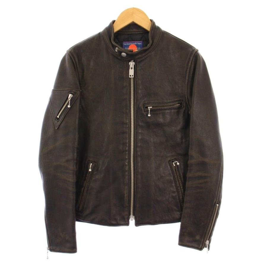 ブラックミーンズ blackmeans LABRAT シングルライダースジャケット 革