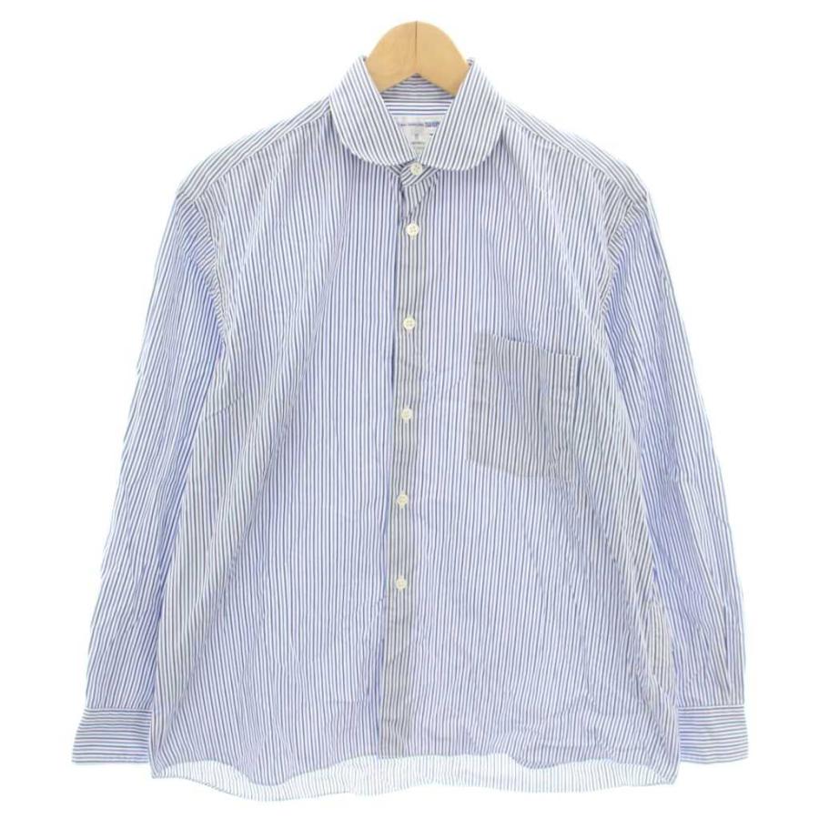 コムデギャルソンシャツ COMME des GARCONS SHIRT シャツ 丸襟 長袖