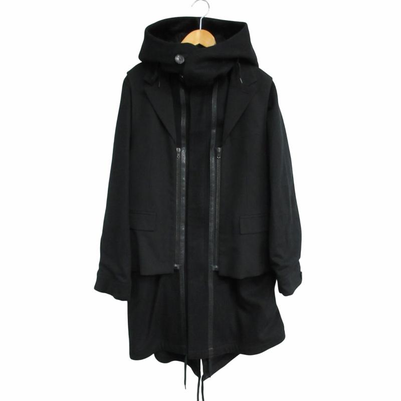 未使用品 ナンバーナイン NUMBER (N)INE 06AW Noir期 ウール モッズ