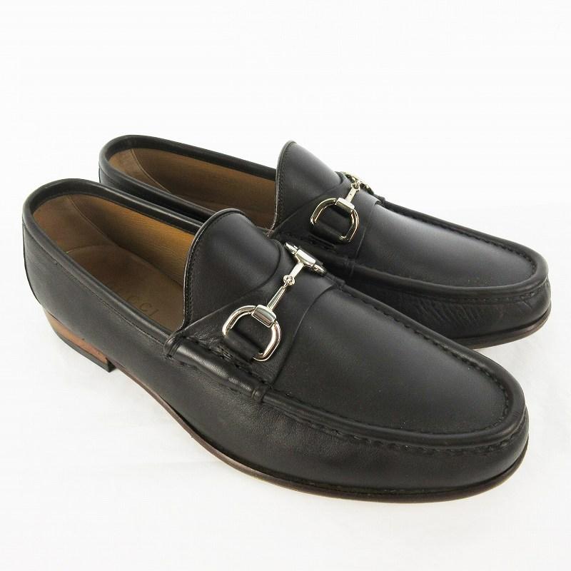 GUCCI（グッチ） ホースビット ローファー レザー シューズ 6 1/2 約