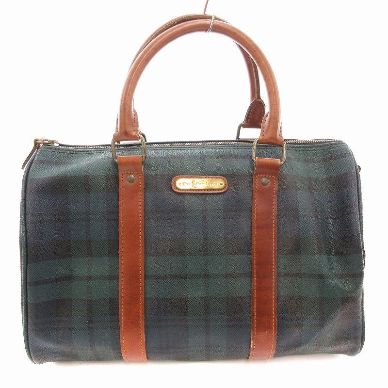 ポロ ラルフローレン POLO RALPH LAUREN ボストンバッグ チェック柄