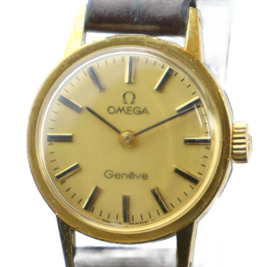 OMEGA（オメガ） ジャンク品 GENEVE 腕時計 ウォッチ 手巻き レザー