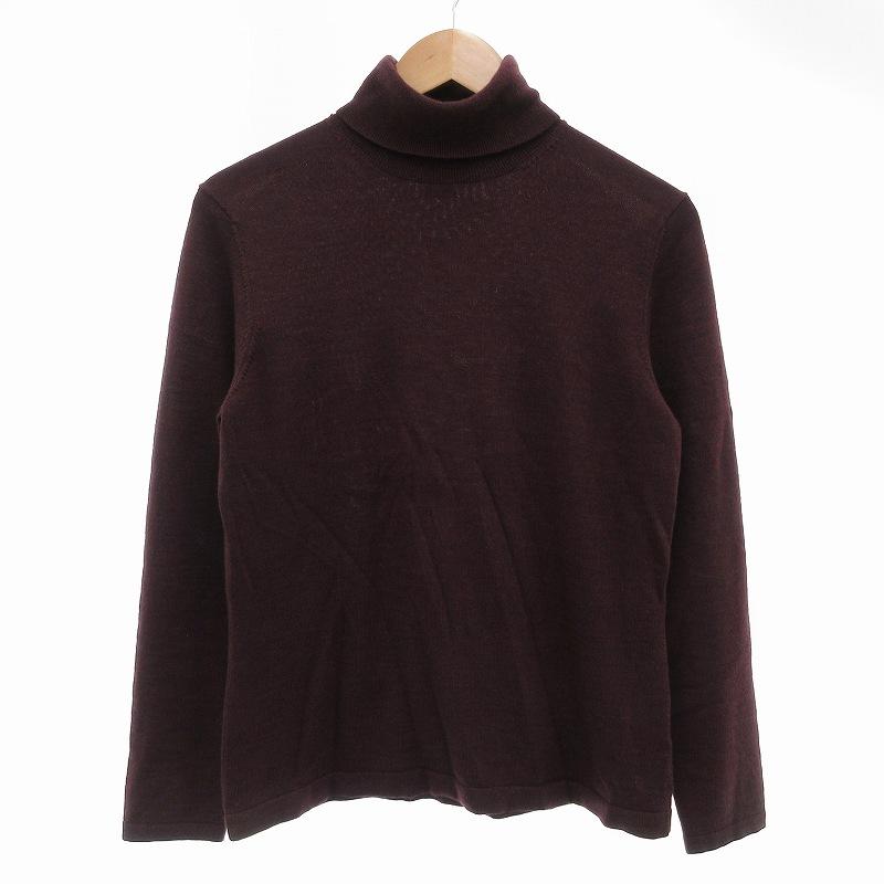 ランズエンド LANDS' END 美品 ニット セーター タートルネック シルク