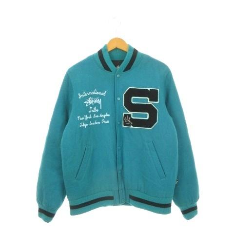STUSSY（ステューシー） スタジャン ブルゾン ジャケット ワッペン