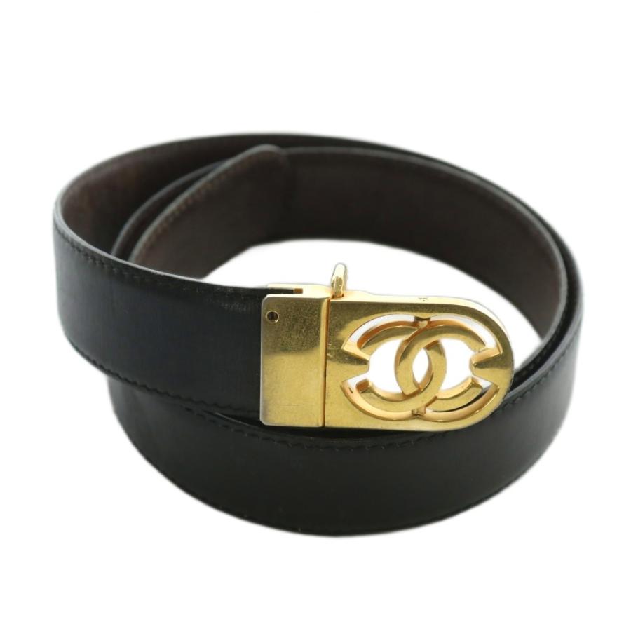 CHANEL（シャネル） ベルト バックル レザー ココマーク ゴールド金具