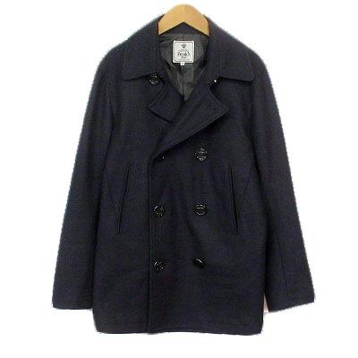 フリークスストア FREAKS STORE Pコート ピーコート ウール M 紺