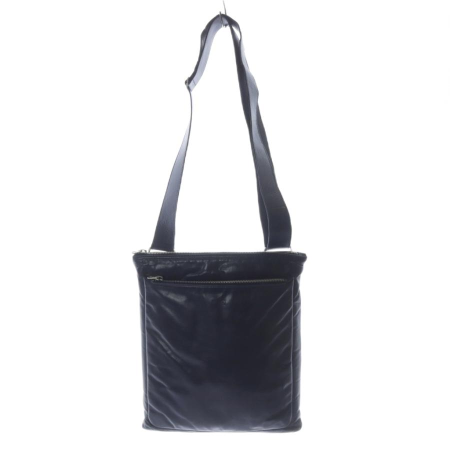 エムゼロエイトファイブワン M0851 縦長ショルダーバッグ レザー ロゴ