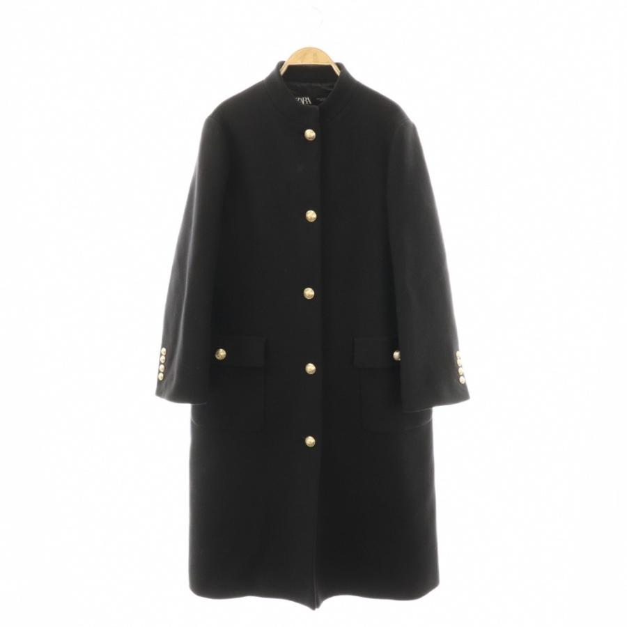 ZARA（ザラ） ZARA MANTECO 金ボタン ロングコート アウター S