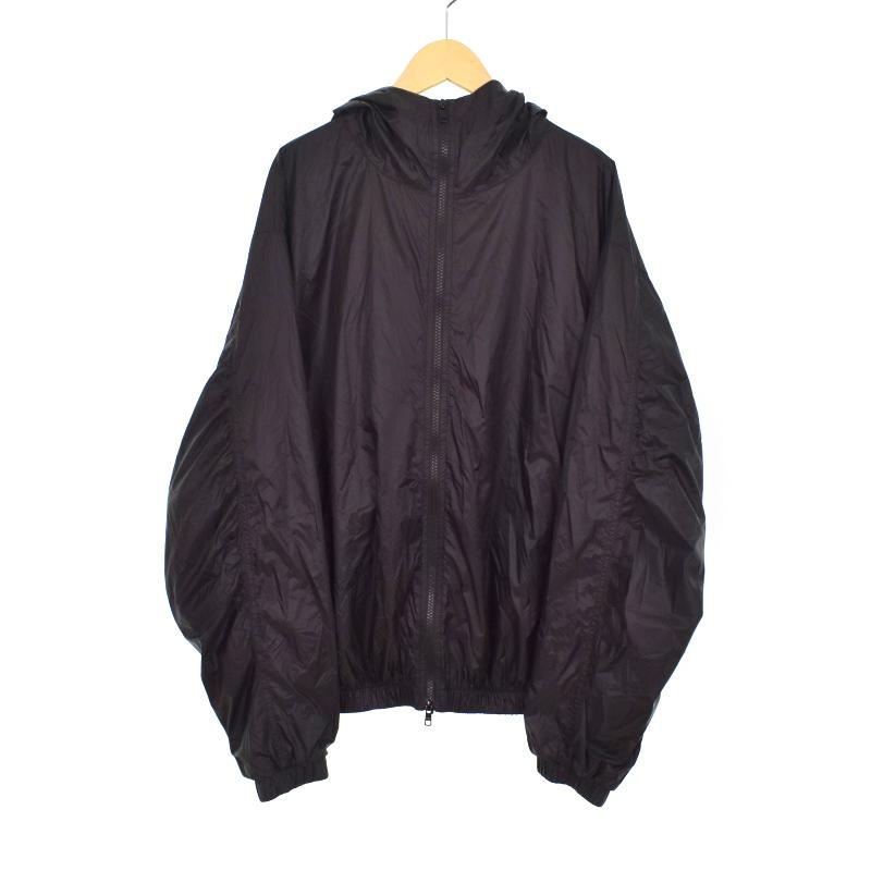 シュタイン ssstein EXTRA LIGHT NYLON SHIRRED ZIP HOOD JACKET