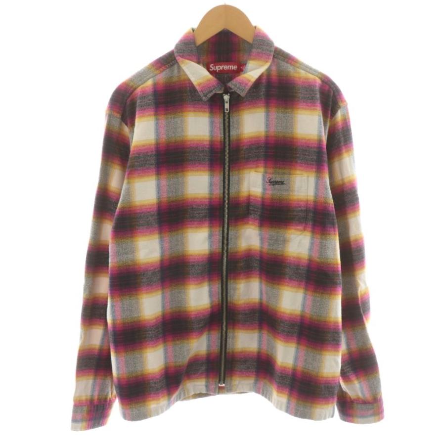 Supreme（シュプリーム） SUPREME Shadow Plaid Flannel Zip Up Shirt