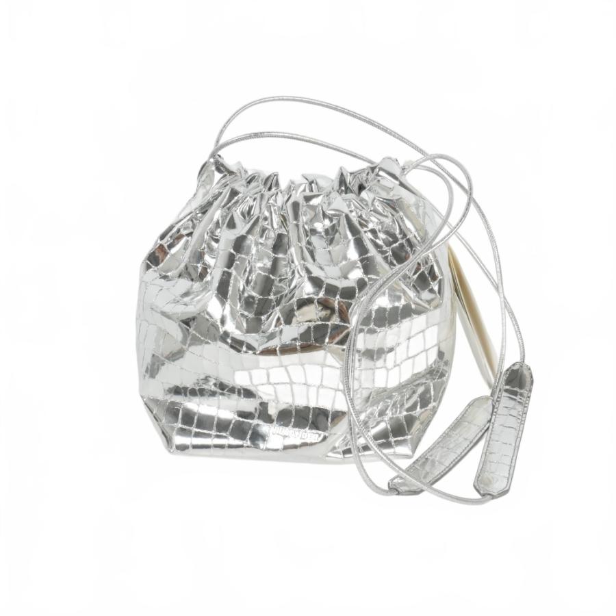 ジルサンダー JIL SANDER 24SS DUMPLING クロコ型押し レザーバケット