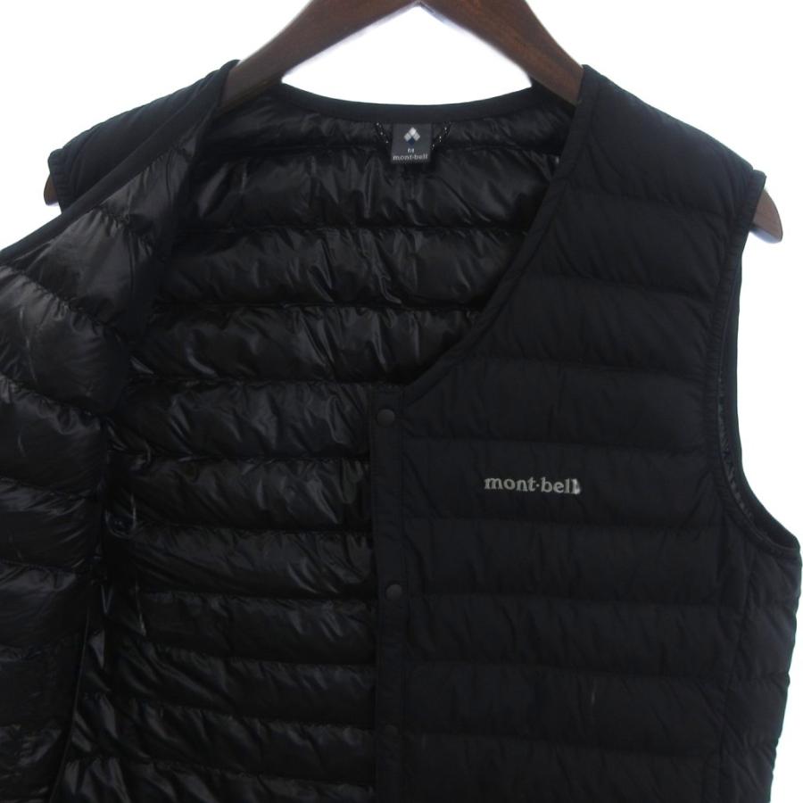 モンベル Montbell 美品 スペリオダウン ダウンベスト Vネック