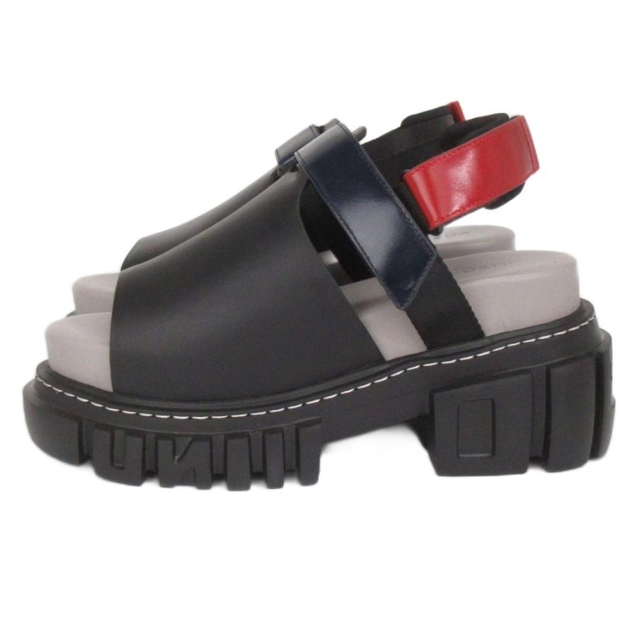 未使用品 アンスリード UN3D. ボリュームサンダル 厚底 ストラップ