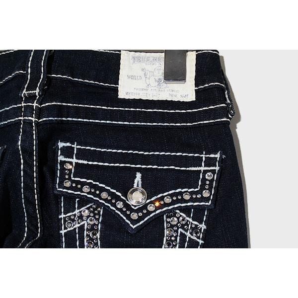 TRUE RELIGION トゥルーレリジョン JOEY BIG T ビジューボタン ブーツ