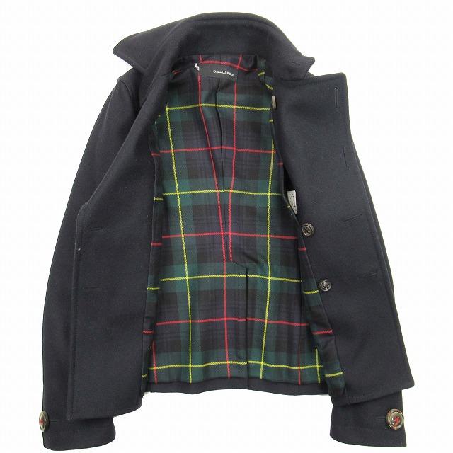 DSQUARED2（ディースクエアード） 美品 メルトン ショート Pコート