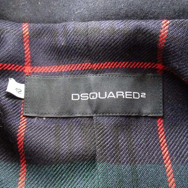 DSQUARED2（ディースクエアード） 美品 メルトン ショート Pコート