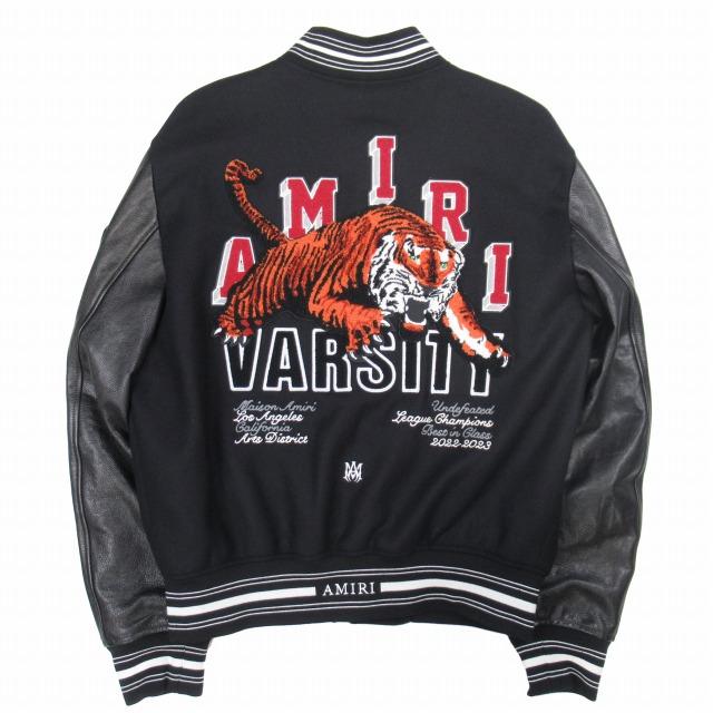 美品 23aw アミリ AMIRI TIGER VARSITY JACKET ヴァーシティジャケット