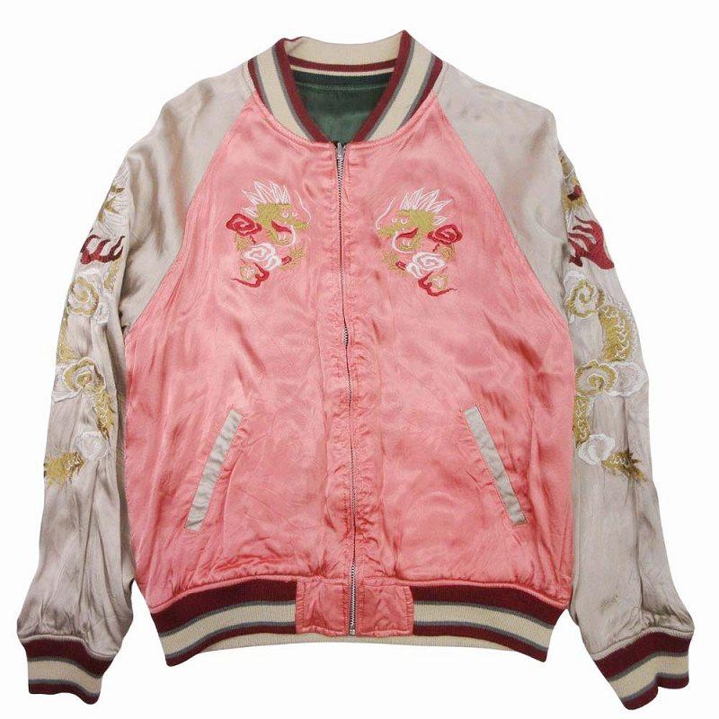 ヒューストン HOUSTON 上野動物園 リバーシブル パンダ スカジャン