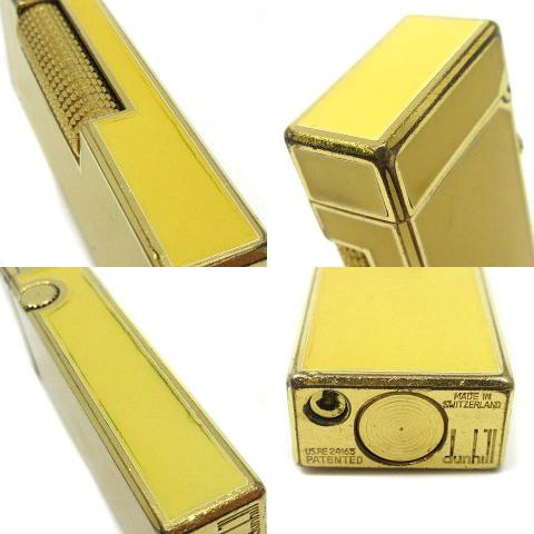 dunhill（ダンヒル） ラッカー ローラー ガスライター ゴールド スイス