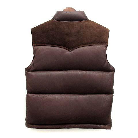 ザリアルマッコイズ THE REAL McCOY'S ディアスキン ダウン ベスト