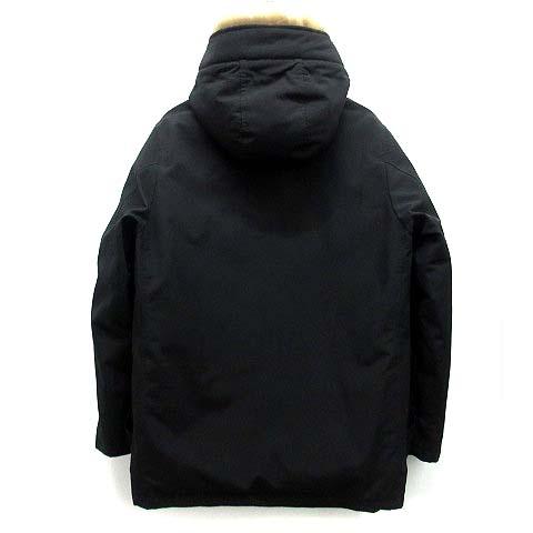 ダントン DANTON ミドル丈 ダウン ジャケット ラクーンファー フード