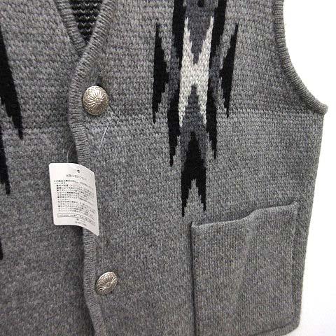 未使用品 ジオトロワーク Geo TROWARK チマヨ柄 ニット ベスト 2024AW