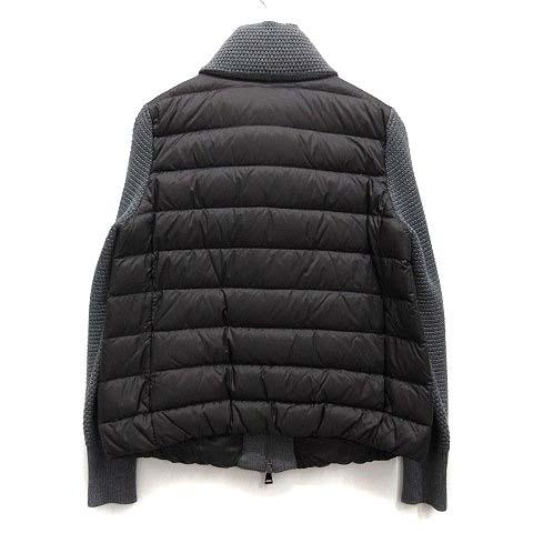 MONCLER（モンクレール） ニット 切替 ダウン ジャケット カーディガン
