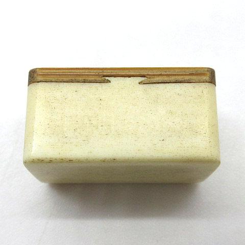 背竹 骨牌 麻雀牌 唐木箱 在銘入り 装飾金具 サイコロ 点棒付き