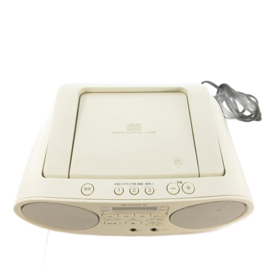 ソニー SONY ZS-S40 CDラジオ・ラジカセ CDプレイヤー ラジオ 白