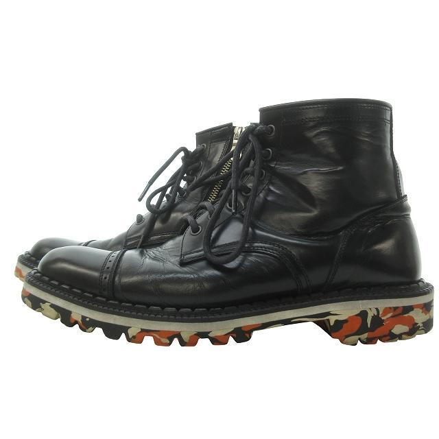 ミハラヤスヒロ MIHARA YASUHIRO レースアップブーツ サイドジップ