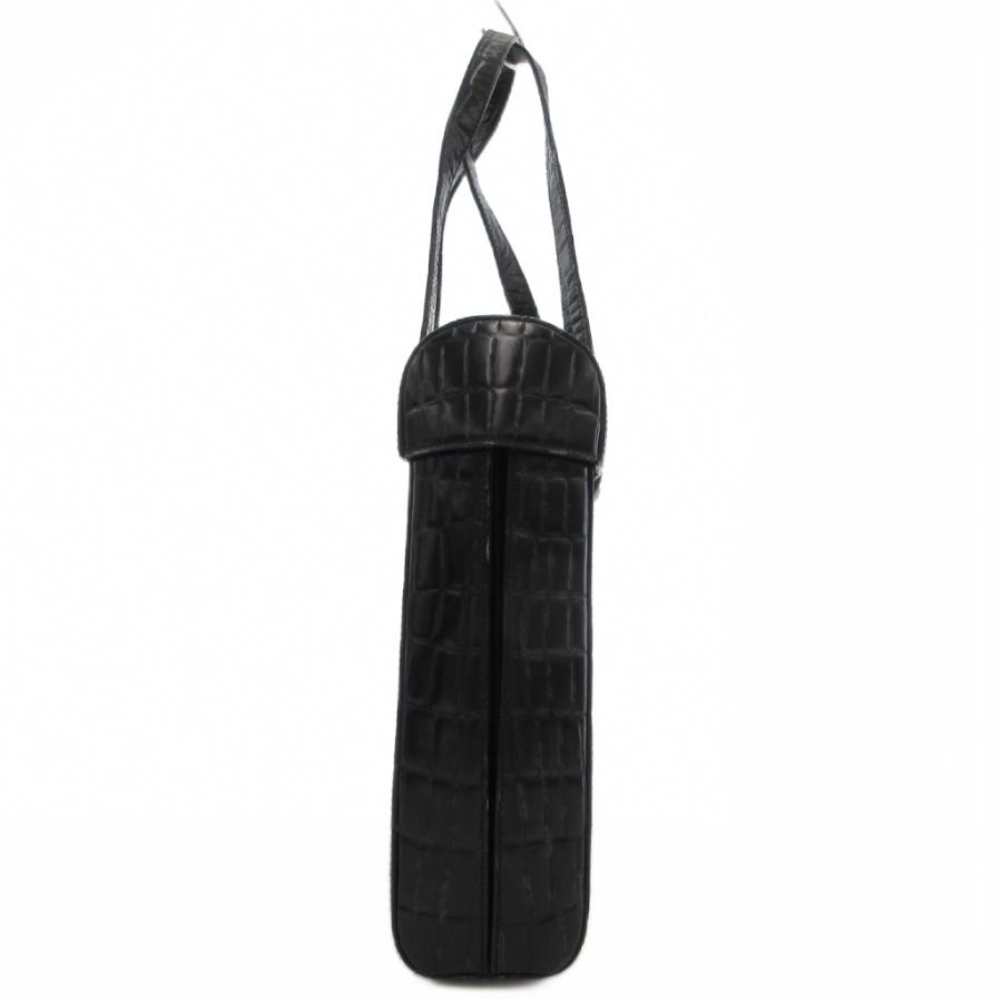 GINZA Kanematsu（銀座かねまつ） ショルダーバッグ クロコ型押し