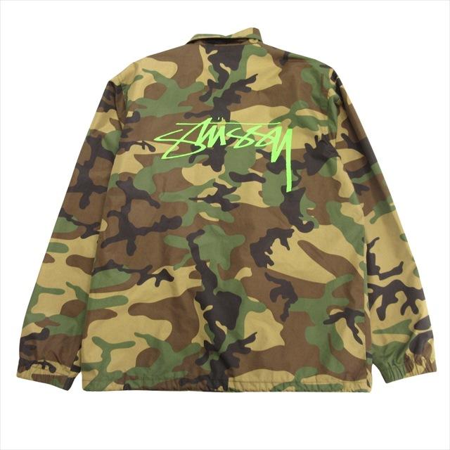 STUSSY（ステューシー） カモフラ クルーズ コーチ ジャケット CAMO