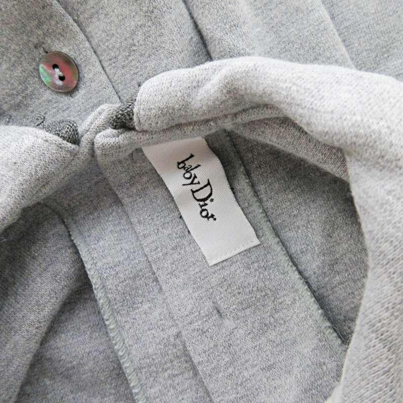 ベビーディオール baby Dior キッズ ワンピース 長袖 ロゴ刺繍