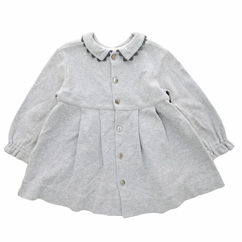 ベビーディオール baby Dior キッズ ワンピース 長袖 ロゴ刺繍