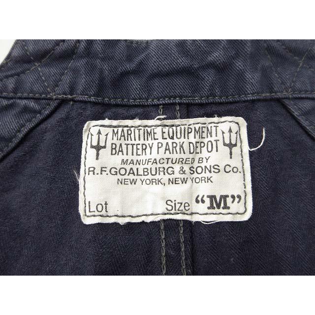 コリンボ COLIMBO ビブ オーバーオール 先染めヘリンボーン M