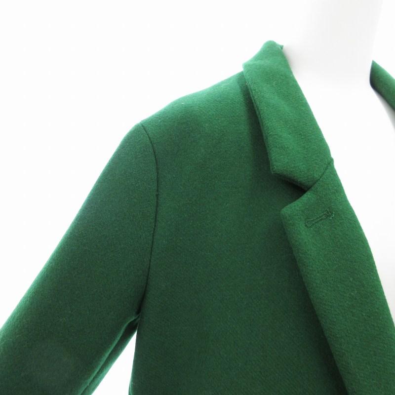 ZARA（ザラ） ZARA TRF 美品 ダブル チェスターコート ミドル XS 緑