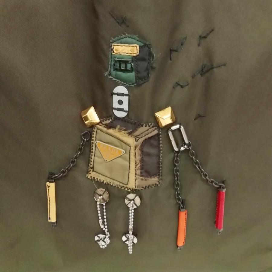 PRADA（プラダ） ポコノ ロボット ナイロン トートバッグ 三角プレート