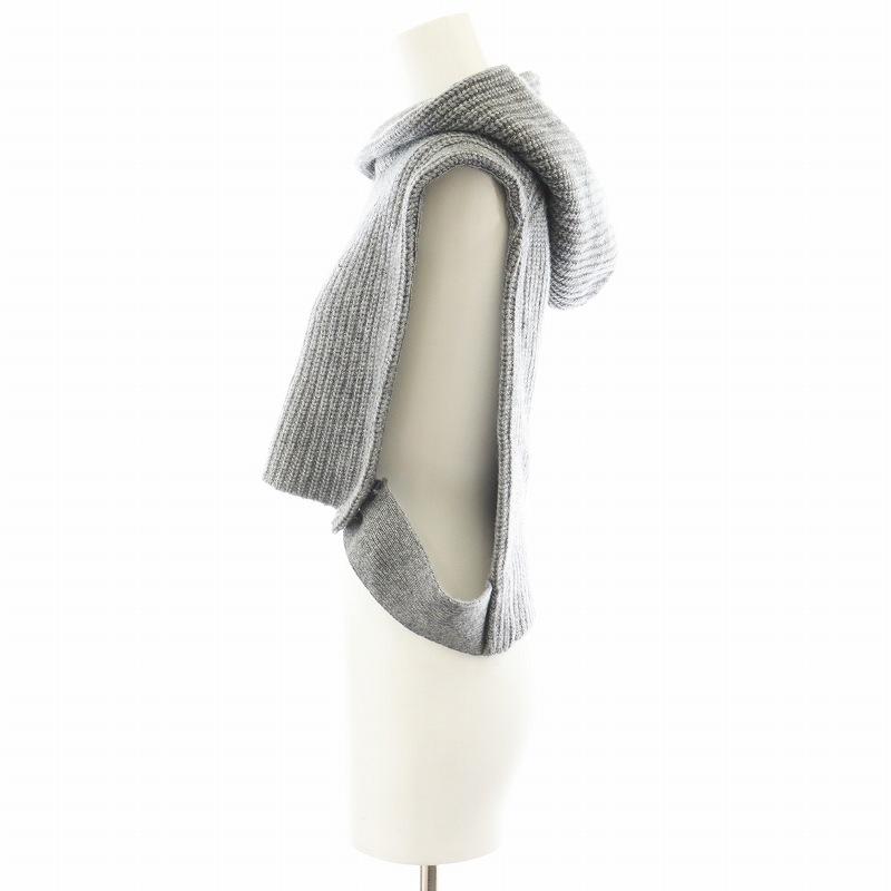 グッドグリーフ GOOD GRIEF HOODED KNIT SNOOD ニット ノースリーブ