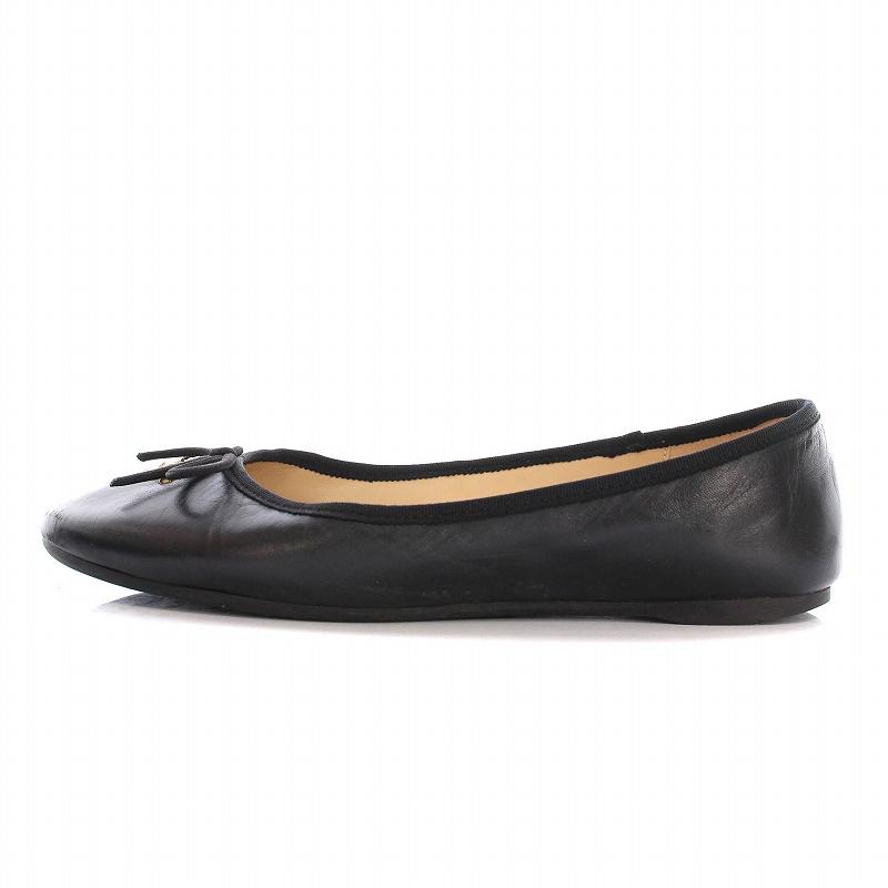 COACH（コーチ） バレエシューズ フラット パンプス 5.5C 黒 /YM