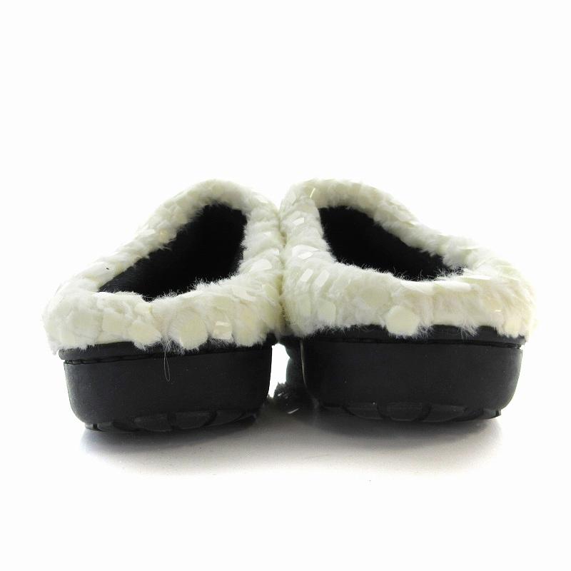 サブ SUBU HAREMOKEMO ROCK SURFACE スリッポン サンダル 22.5cm 白