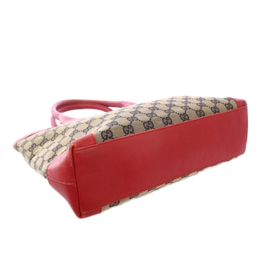 GUCCI（グッチ） トートバッグ ハンドバッグ GGキャンバス レザー